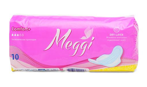 Гигиенические прокладки Meggi Comfort +, 10 шт