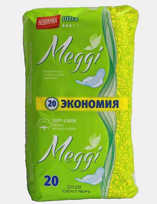 Гигиенические прокладки Meggi Ultra, 20 шт