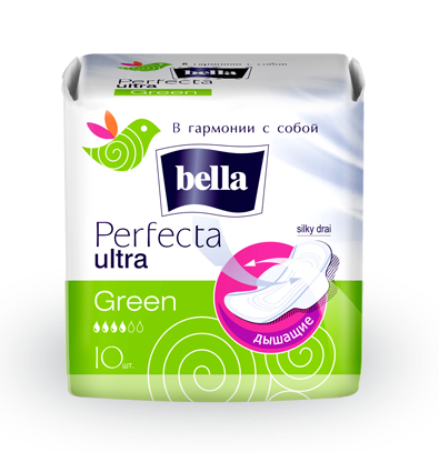 Гигиенические прокладки Bella Perfecta Ultra Green, 10 шт