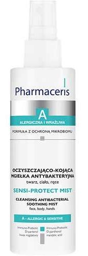 Очищающий успокаивающий спрей-мист с антибактериальным эффектом Pharmaceris A "Sensi-Protect Mist", 100 мл