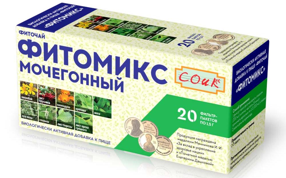 Фиточай Фитомикс для мочевыводящих путей, 1,50 г х 20 шт