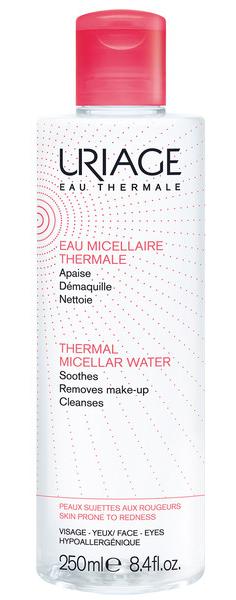Мицеллярная вода очищающая Uriage Урьяж Eau Micellaire Thermale Peaux Sensibles для чувствительной кожи лица и глаз, 250 мл