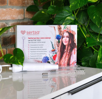 Импульсный массажер BP-9001 sertsa®/СЭРЦА с 3 насадками для проблемной кожи головы, для тела и лица