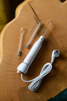 Импульсный массажер BP-9001 sertsa®/СЭРЦА с 3 насадками для проблемной кожи головы, для тела и лица