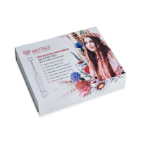 Импульсный массажер BP-9001 sertsa®/СЭРЦА с 3 насадками для проблемной кожи головы, для тела и лица