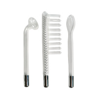 Импульсный массажер BP-9001 sertsa®/СЭРЦА с 3 насадками для проблемной кожи головы, для тела и лица