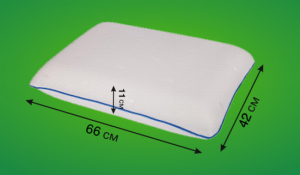 Анатомическая подушка MemorySleep Белань "Классик ХL" (66х42х11см)